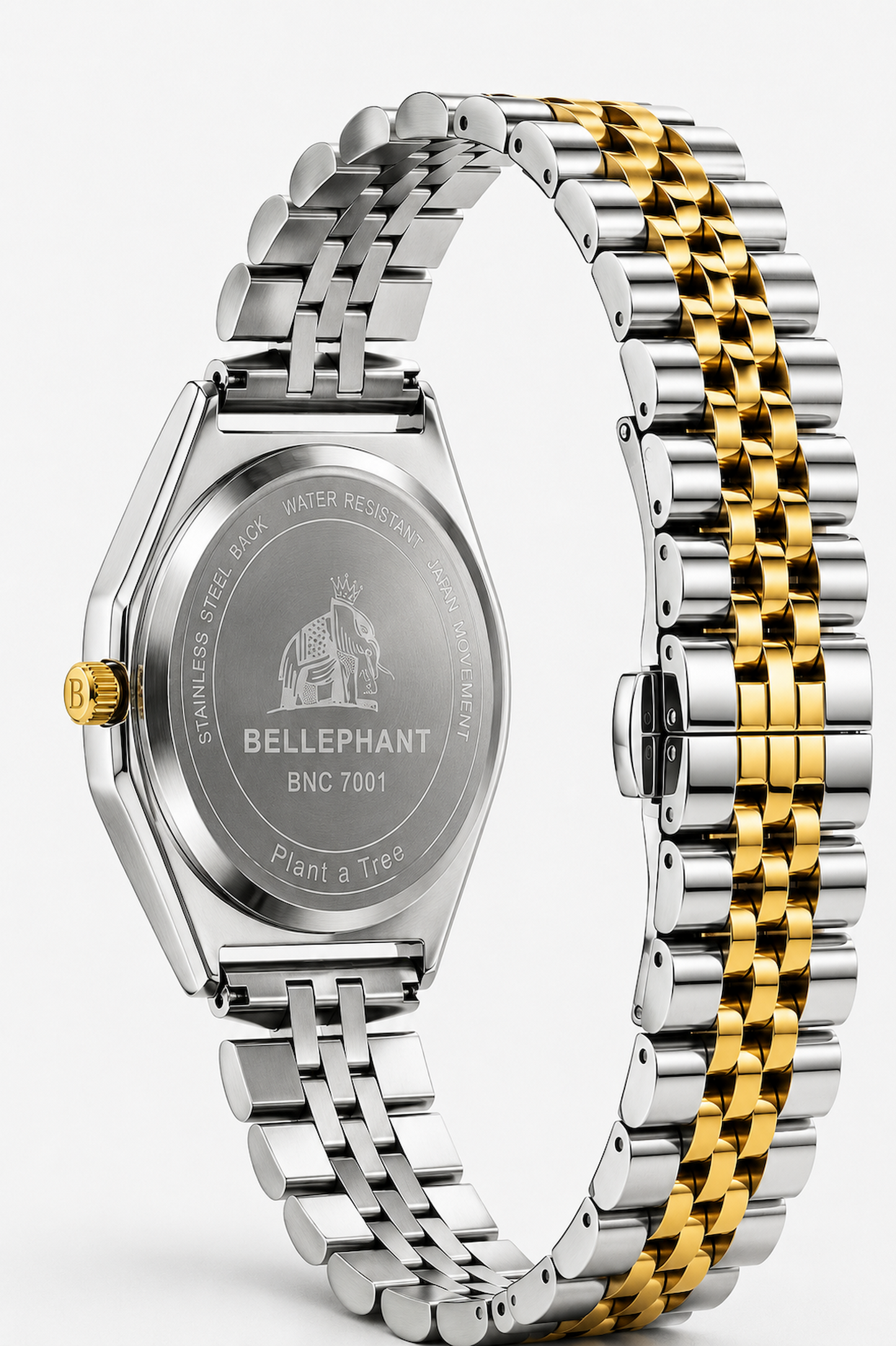 Trunk Line – Silver & Gold Two-Tone Chronograph